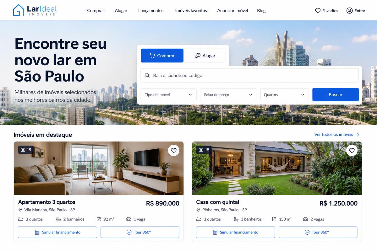 Template Morada Brasil para Imobiliário